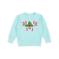 thumbnail image 1 of Inktastic Candy Canes and Holly Christmas Toddler Sweatshirt, 1 of 4
