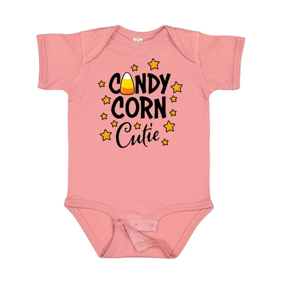 Inktastic Candy Corn Cutie with Stars Girls Baby Bodysuit