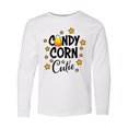 thumbnail image 1 of Inktastic Candy Corn Cutie with Stars Long Sleeve Youth T-Shirt, 1 of 5