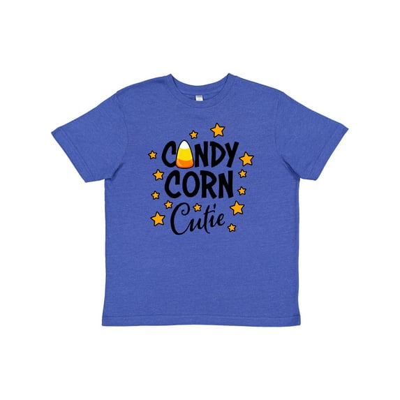 Inktastic Candy Corn Cutie with Stars Youth T-Shirt