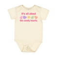 thumbnail image 1 of Inktastic Candy Hearts II Girls Baby Bodysuit, 1 of 5