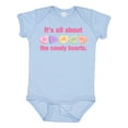 thumbnail image 1 of Inktastic Candy Hearts II Girls Baby Bodysuit, 1 of 5