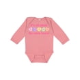 thumbnail image 1 of Inktastic Candy Hearts II Girls Long Sleeve Baby Bodysuit, 1 of 5