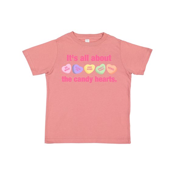 Inktastic Candy Hearts II Girls Toddler T-Shirt