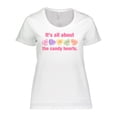 thumbnail image 1 of Inktastic Candy Hearts Ii Women's Plus Size T-Shirt, 1 of 5