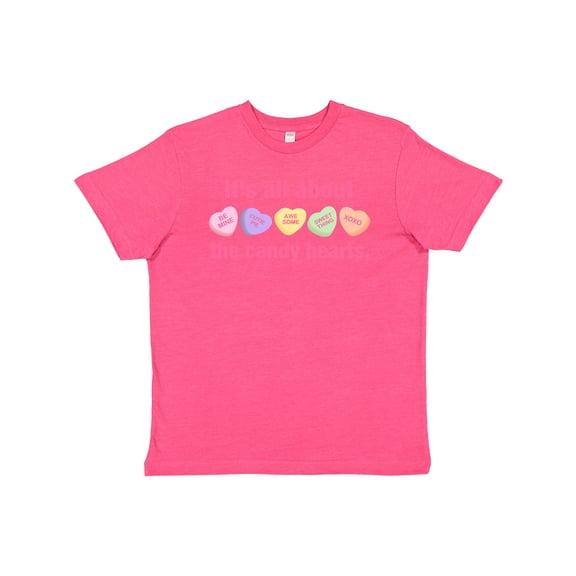Inktastic Candy Hearts II Youth T-Shirt