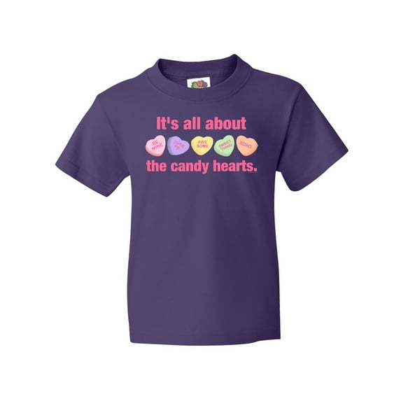 Inktastic Candy Hearts II Youth T-Shirt