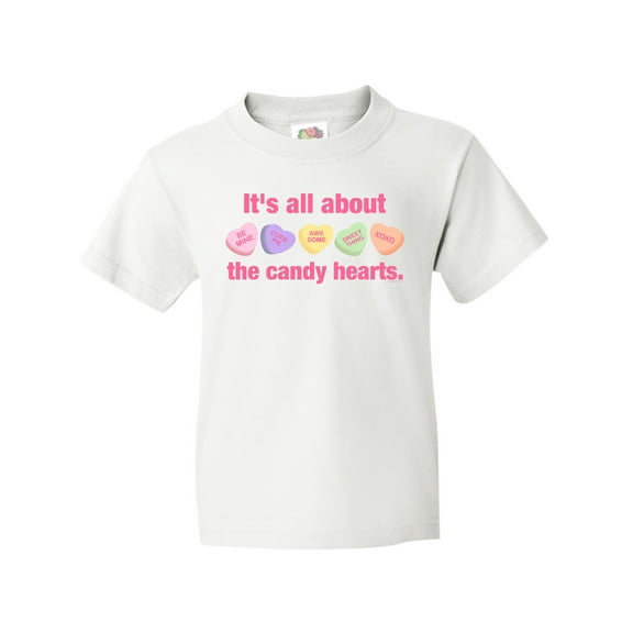 Inktastic Candy Hearts II Youth T-Shirt