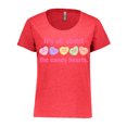 thumbnail image 1 of Inktastic Candy Hearts Ii Women's Plus Size T-Shirt, 1 of 5