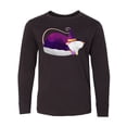 thumbnail image 1 of Inktastic Candy Wizard Rat Long Sleeve Youth T-Shirt, 1 of 5