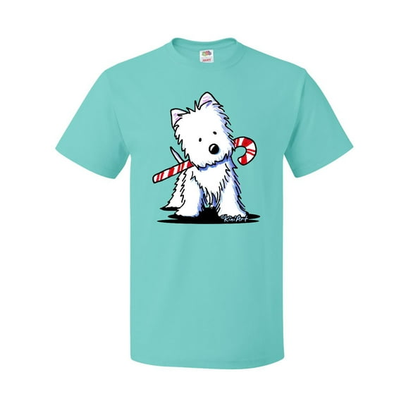 Inktastic Candycane Cutie Westie T-Shirt