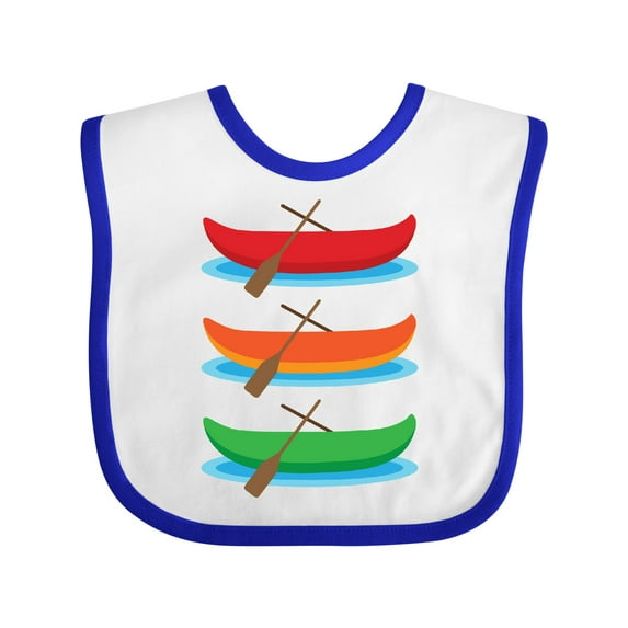 Inktastic Canoe Boating Canoeing Boys or Girls Baby Bib