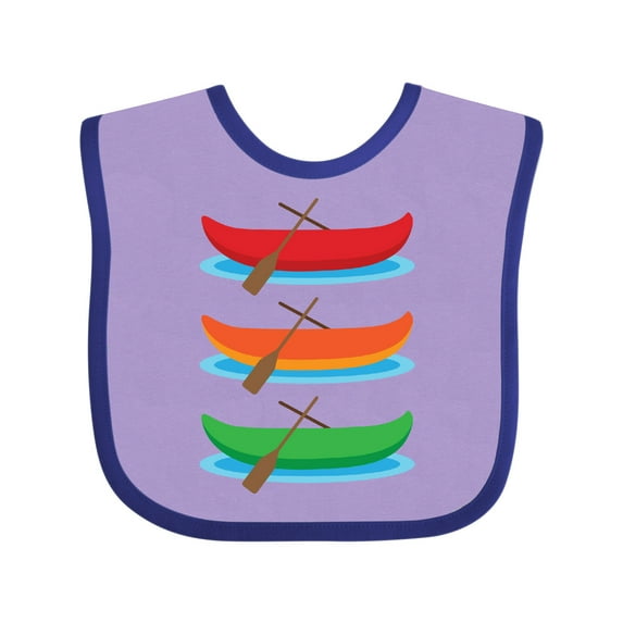 Inktastic Canoe Boating Canoeing Boys or Girls Baby Bib
