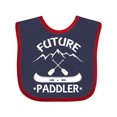 thumbnail image 1 of Inktastic Canoe Future Paddler Boys or Girls Baby Bib, 1 of 4