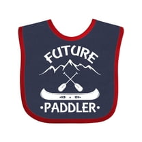 Inktastic Canoe Future Paddler Boys or Girls Baby Bib