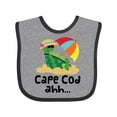 thumbnail image 1 of Inktastic Cape Cod Massachusetts Boys or Girls Baby Bib, 1 of 4