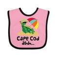 thumbnail image 1 of Inktastic Cape Cod Massachusetts Boys or Girls Baby Bib, 1 of 4