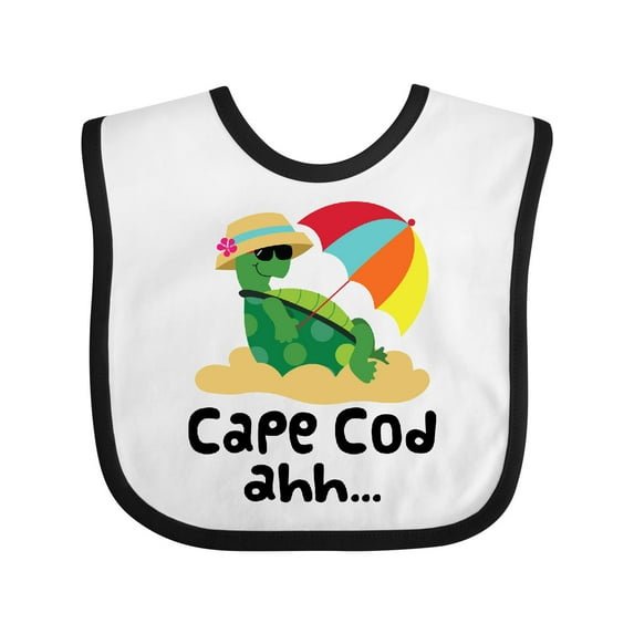Inktastic Cape Cod Massachusetts Boys or Girls Baby Bib