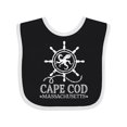 thumbnail image 1 of Inktastic Cape Cod Massachusetts Nautical Boys or Girls Baby Bib, 1 of 4