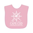 thumbnail image 1 of Inktastic Cape Cod Massachusetts Nautical Boys or Girls Baby Bib, 1 of 4