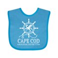 thumbnail image 1 of Inktastic Cape Cod Massachusetts Nautical Boys or Girls Baby Bib, 1 of 4
