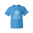 thumbnail image 1 of Inktastic Cape Cod Massachusetts Nautical Youth T-Shirt, 1 of 5