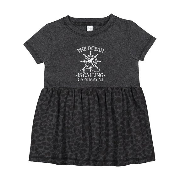 Inktastic Cape May New Jersey Girls Baby Dress