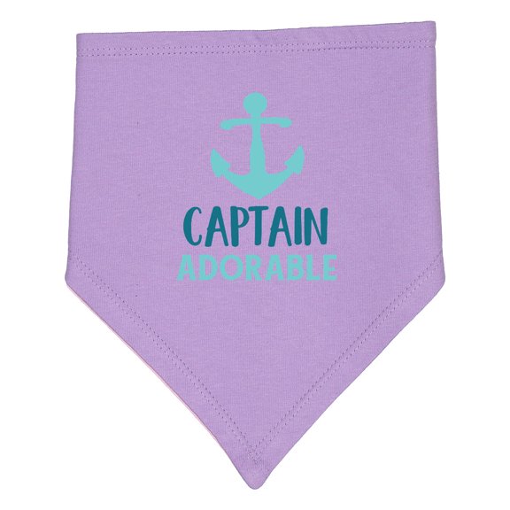 Inktastic Captain Adorable, Boat Anchor, Sailor, Sailing Baby Bandana Bib