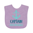 thumbnail image 1 of Inktastic Captain Adorable, Boat Anchor, Sailor, Sailing Boys Baby Bib, 1 of 4