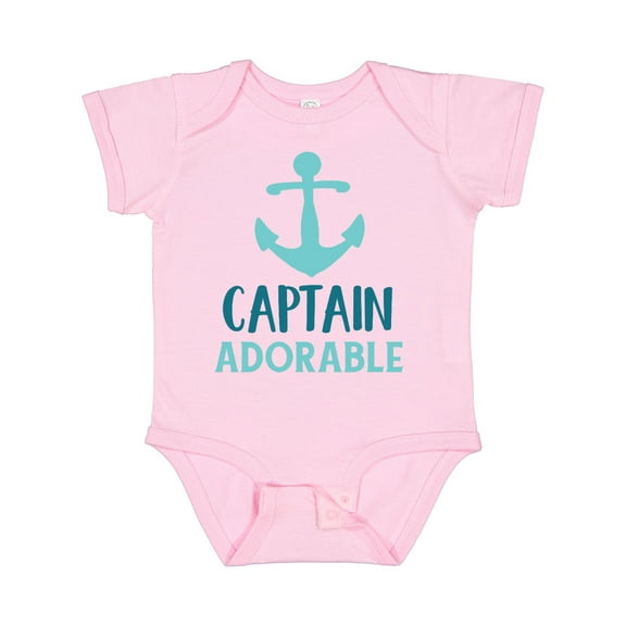 Inktastic Captain Adorable, Boat Anchor, Sailor, Sailing Boys Baby Bodysuit
