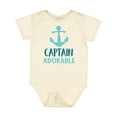 thumbnail image 1 of Inktastic Captain Adorable, Boat Anchor, Sailor, Sailing Boys Baby Bodysuit, 1 of 5