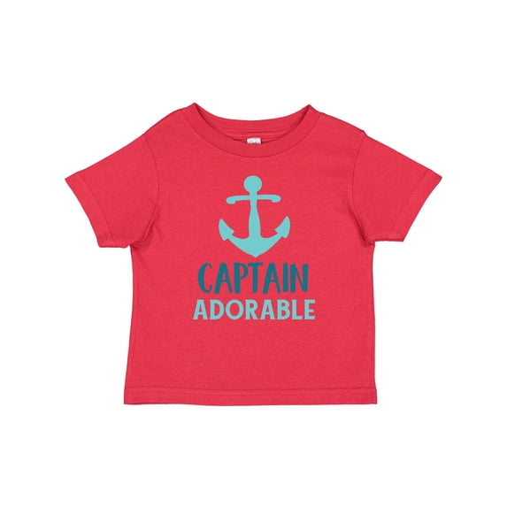Inktastic Captain Adorable, Boat Anchor, Sailor, Sailing Boys Baby T-Shirt