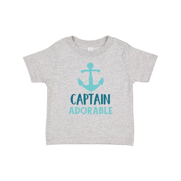 Inktastic Captain Adorable, Boat Anchor, Sailor, Sailing Boys Baby T-Shirt