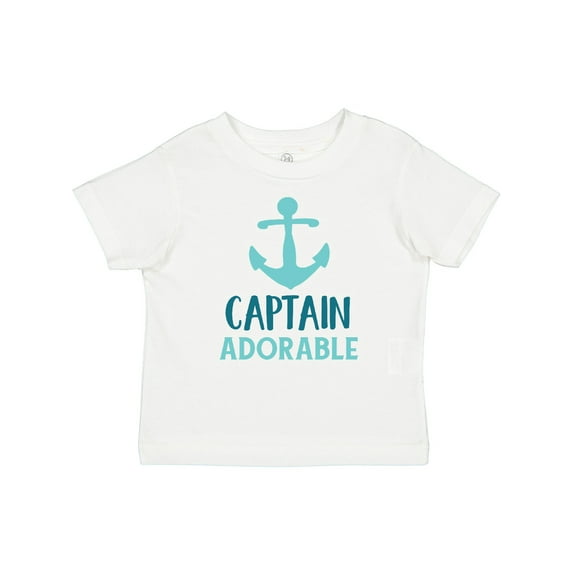 Inktastic Captain Adorable, Boat Anchor, Sailor, Sailing Boys Baby T-Shirt