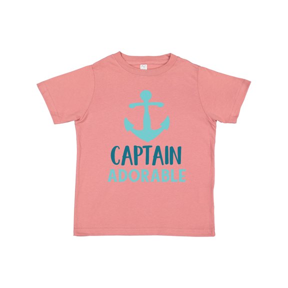 Inktastic Captain Adorable, Boat Anchor, Sailor, Sailing Boys Toddler T-Shirt
