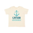 thumbnail image 1 of Inktastic Captain Adorable, Boat Anchor, Sailor, Sailing Boys Toddler T-Shirt, 1 of 5