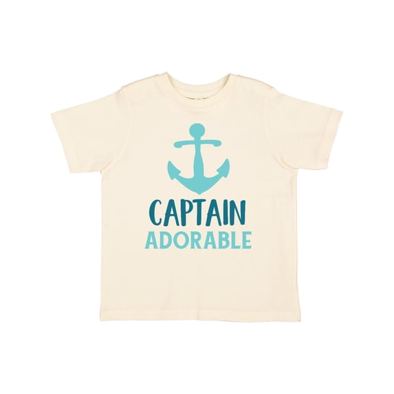 Inktastic Captain Adorable, Boat Anchor, Sailor, Sailing Boys Toddler T-Shirt