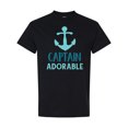 thumbnail image 1 of Inktastic Captain Adorable, Boat Anchor, Sailor, Sailing T-Shirt, 1 of 5