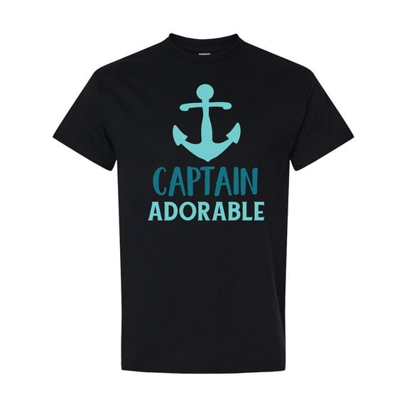 Inktastic Captain Adorable, Boat Anchor, Sailor, Sailing T-Shirt