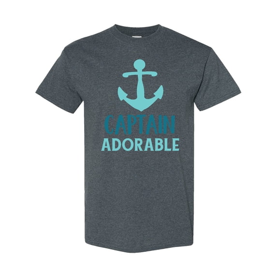 Inktastic Captain Adorable, Boat Anchor, Sailor, Sailing T-Shirt