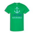 thumbnail image 1 of Inktastic Captain Adorable, Boat Anchor, Sailor, Sailing T-Shirt, 1 of 5