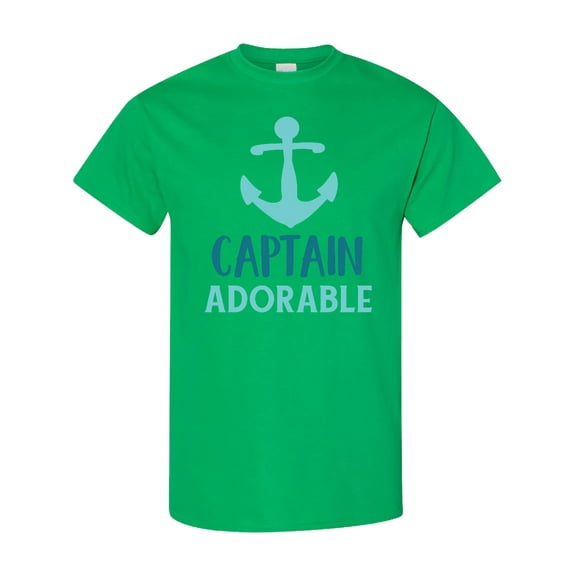 Inktastic Captain Adorable, Boat Anchor, Sailor, Sailing T-Shirt