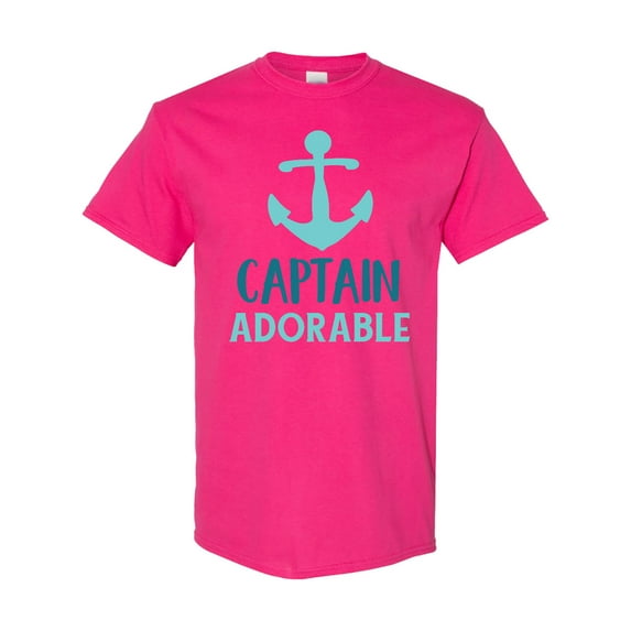 Inktastic Captain Adorable, Boat Anchor, Sailor, Sailing T-Shirt