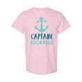 thumbnail image 1 of Inktastic Captain Adorable, Boat Anchor, Sailor, Sailing T-Shirt, 1 of 5