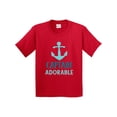 thumbnail image 1 of Inktastic Captain Adorable, Boat Anchor, Sailor, Sailing Youth T-Shirt, 1 of 5