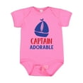 thumbnail image 1 of Inktastic Captain Adorable, Sail Boat, Sailing - Red Blue Boys Baby Bodysuit, 1 of 5