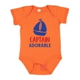 thumbnail image 1 of Inktastic Captain Adorable, Sail Boat, Sailing - Red Blue Boys Baby Bodysuit, 1 of 5