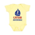 thumbnail image 1 of Inktastic Captain Adorable, Sail Boat, Sailing - Red Blue Boys Baby Bodysuit, 1 of 5