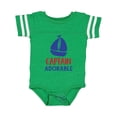 thumbnail image 1 of Inktastic Captain Adorable, Sail Boat, Sailing - Red Blue Boys Baby Bodysuit, 1 of 5