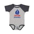 thumbnail image 1 of Inktastic Captain Adorable, Sail Boat, Sailing - Red Blue Boys Baby Bodysuit, 1 of 5